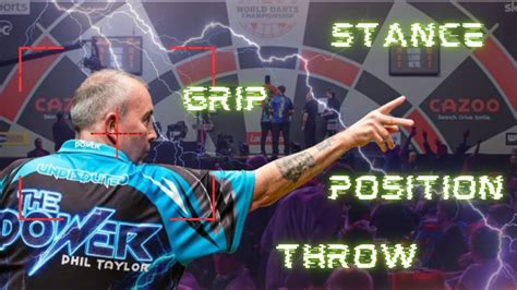 PHIL TAYLOR DARTS throw ANALYSIS .
